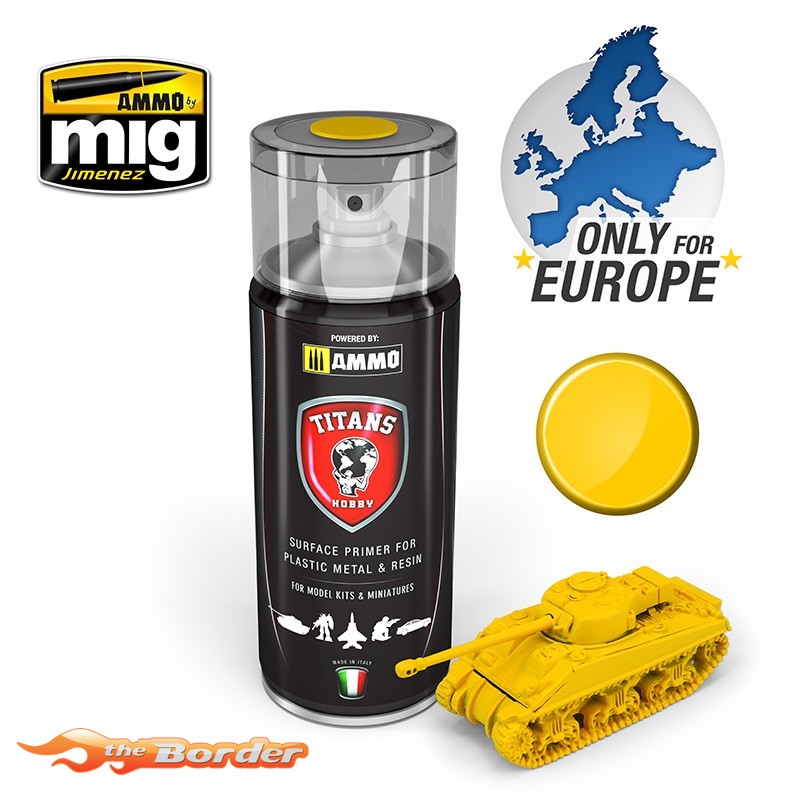 MIG Ammo Imperial Yellow Matt Primer 400ML MIG-TTH104