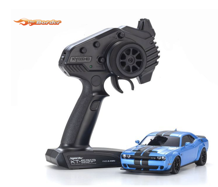 Kyosho Mini-Z AWD Challenger SRT Hellcat Redeye B5 Blue (MA020/KT531P) 32621BL