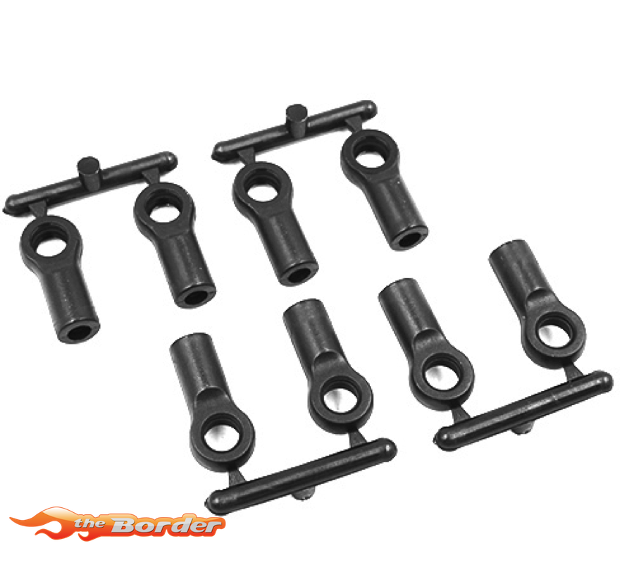 Strong ball ends for making either camberlinks or steering linkages on your 1/10 touring or drift cars! Tight and free fitment and long lasting materials! Used with 4.8mm ball studs.