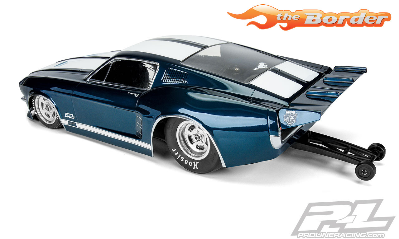 ProLine 1967 Ford Mustang Clear Body for Slash Drag Racing 3573-00