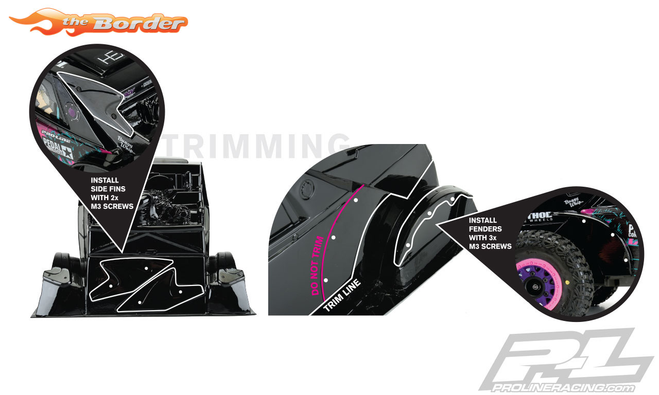 ProLine Megalodon Desert Buggy Clear for Slash 2WD & 4x4 3563-00