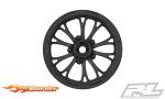 ProLine Pomona Drag Spec 2.2 Black Front Wheels (2) for Slash 2wd 2775-03