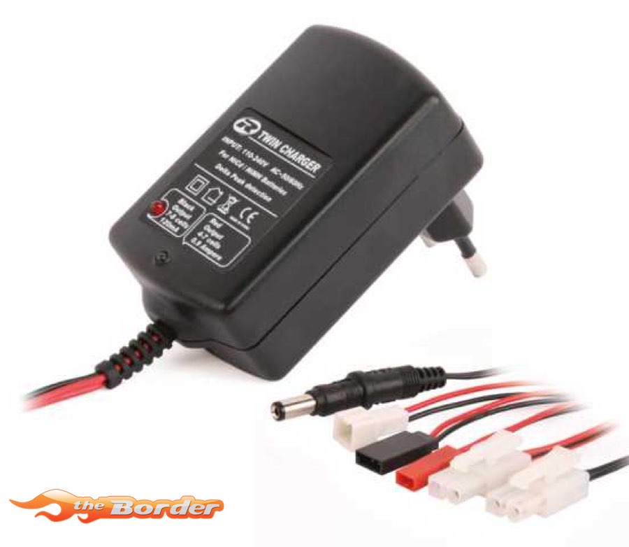 Quick Twin Charger 4-7 cells 0.9A & 7-8 cells 120mA R01002 - Afbeelding 2