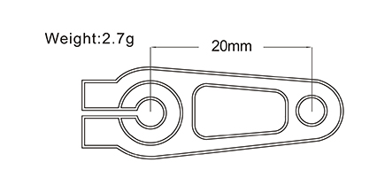 SRT Servo Horn Set - Black 25T TR-W