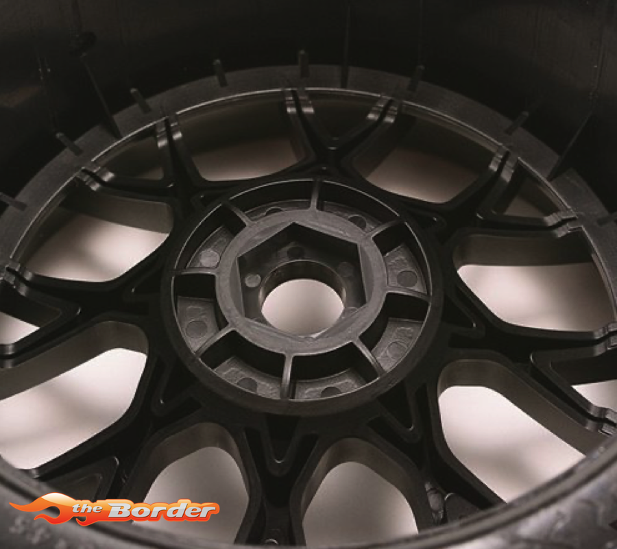 Sweep Racing Road Crusher WHD wheels Black (2) 1001B