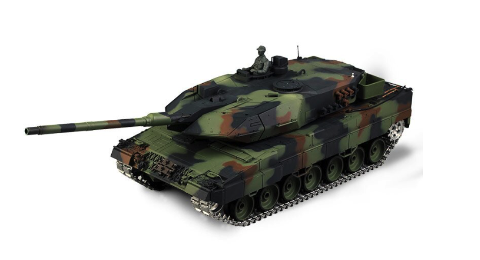 Toro 1/16 RC Leopard 2A6 camo BB+IR (Metal Tracks)