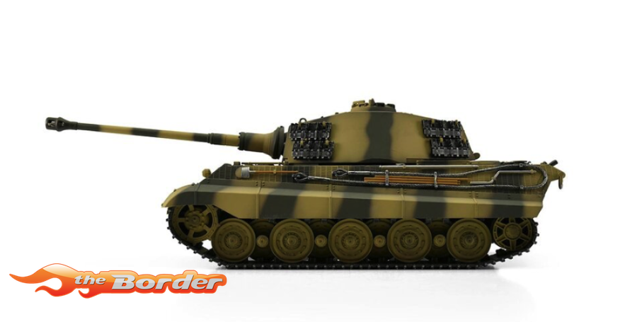 Torro 1/16 Pro Edition RC Jagdtiger Camo IR Smoke & Sound Metal 11120-CA - Afbeelding 4