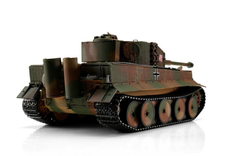 Torro 1/16 Pro Edition RC Tiger I Middle Version Camo Smoke & Sound Metal - Afbeelding 4
