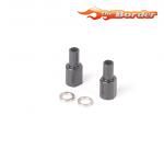 Schumacher Alloy Steering Pivots/Spacers - Mi7 (2) U7773