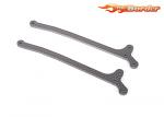 Schumacher C/F HD Rear Top Decks 3.0mm - CAT L1 (2) U7684