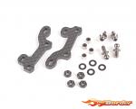 Schumacher C/F Upper Wishbone Mount 1 Dot - Mi7 (2) U7817