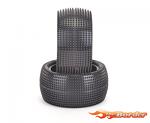 Schumacher Cactus 1/10 Rear Blue (2) EOS Tyres U6844