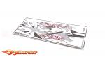 Schumacher Chassis Skin With Holes Cougar Laydown U8004