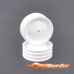 Schumacher Front Wheels White (2) - TOP CAT, Cougar Classic U7597