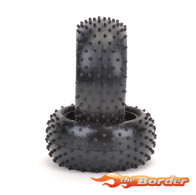 Schumacher Mini Spike 2 Silver 4WD Rear Tyres (2) U6763