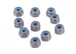 Schumacher Speed Pack - M3 Nylon Nut Steel Black (10 pcs) U4650