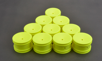 Schumacher Wheel Rear Buggy Neon Yellow (5 Pair) U7461