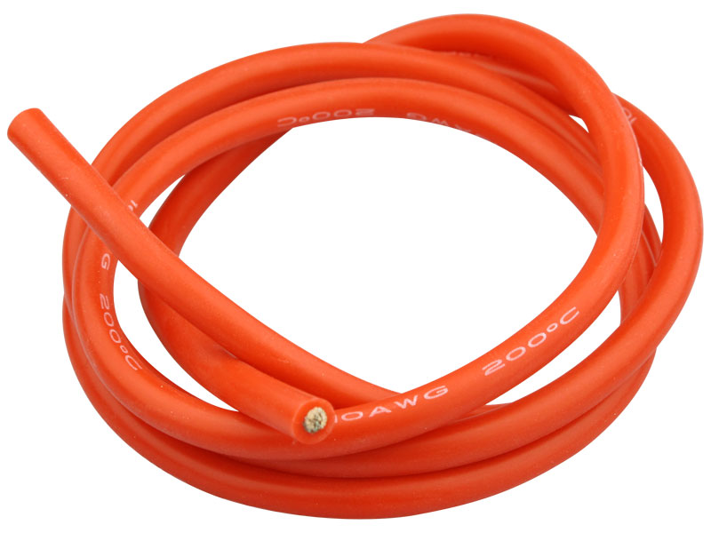 Yuki Super Flex Silicone Wire AWG10 Red 1meter 6mm 600168