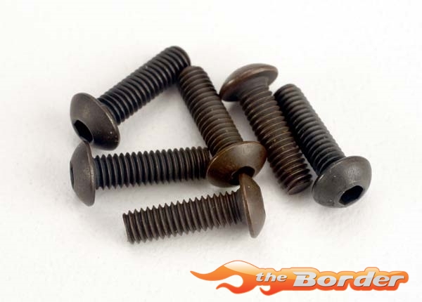 Traxxas 3x10mm Button-Head Screws Machine (Hex) (6) 2577