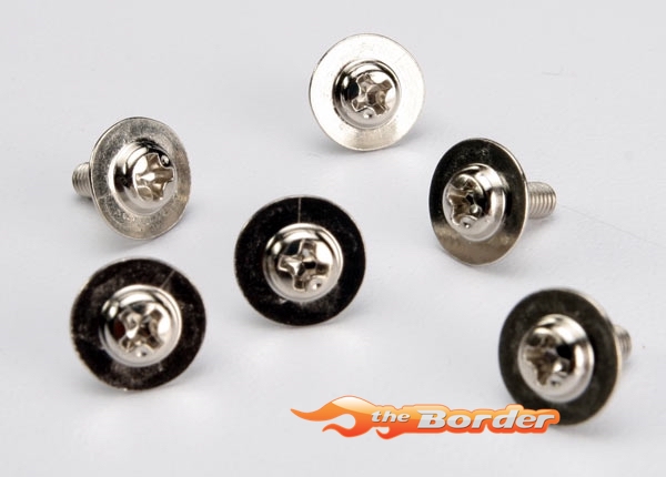 Traxxas Screws 3x8mm Large Washerhead 3185X
