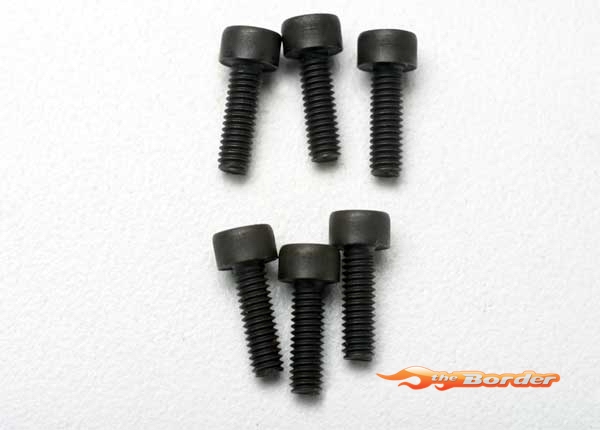 Traxxas Screws - 2.5x8mm Cap-Head Machine (6) 3965
