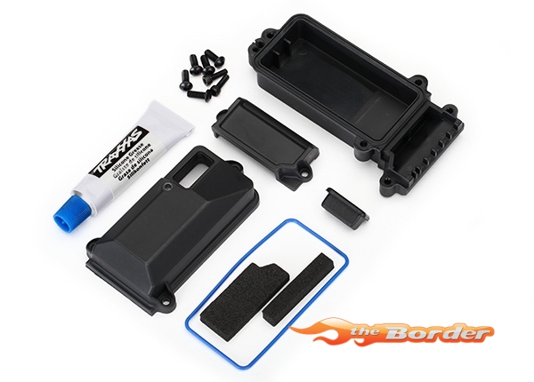 Traxxas Box receiver (sealed) wire cover foam pads silicone grease 8224
