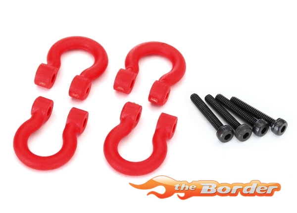 Traxxas Bumper D-Rings Red 8234R