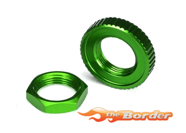 Traxxas Servo saver nuts alum. green-anodized serrated (1) 8345G - Afbeelding 3