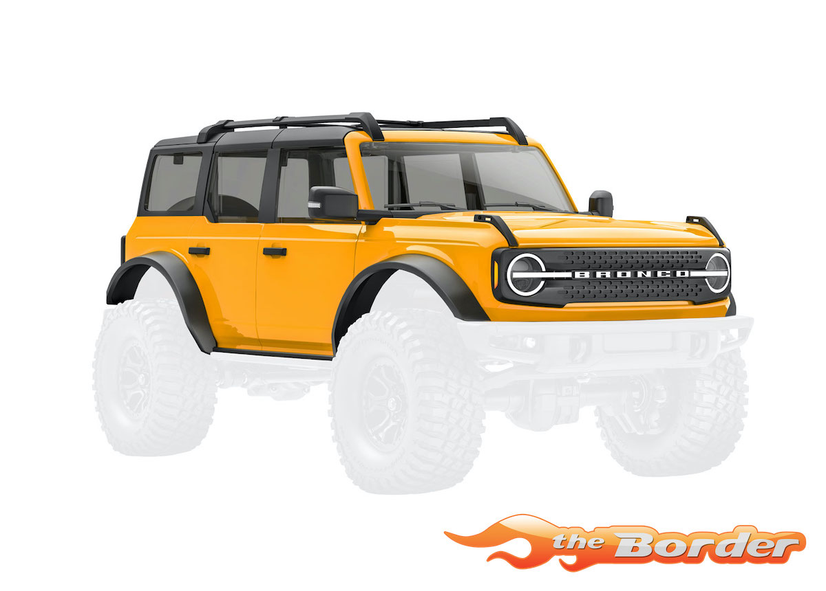 Traxxas Body Ford Bronco, complete, Cyber Orange (for TRX-4M) 9711-CYBER