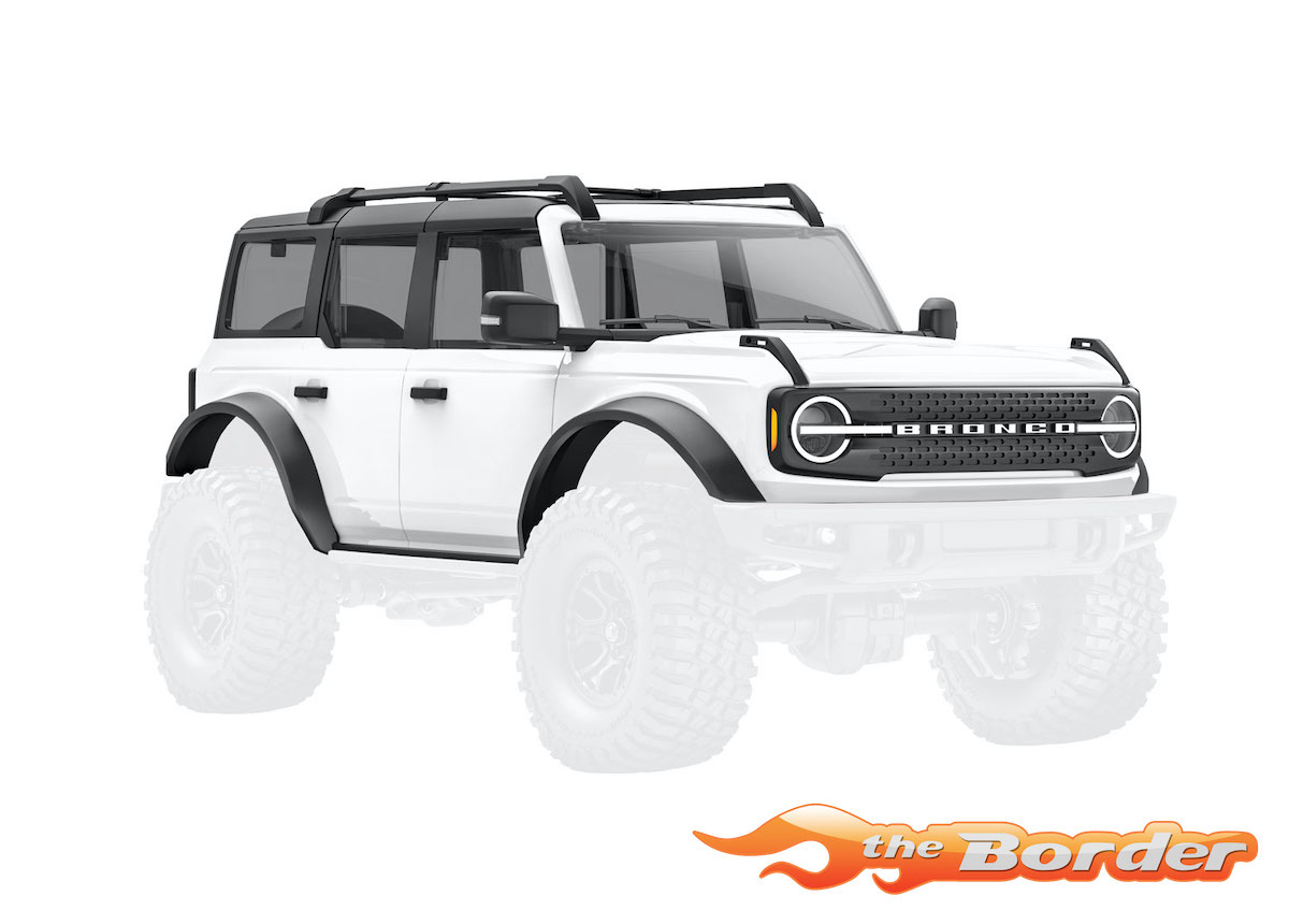 Traxxas Body Ford Bronco (2021), complete, white (for TRX-4M) 9711-WHT