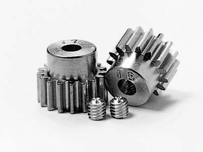 Tamiya 18 + 19t. Pinion (0.6) 50355