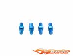 Tamiya 3x10mm Turnbuckle Shaft - Aluminum 4pcs 53892