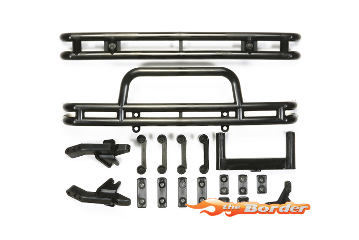 Tamiya 4x4 Vehicle Black Bumper - D Parts 54415 - Afbeelding 2