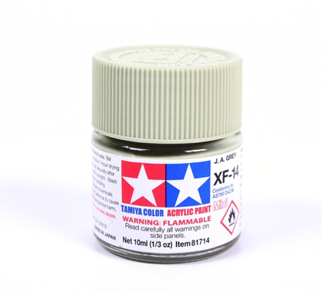 Tamiya Acrylic XF-14 J.A. Gray - 10ml Bottle 81714