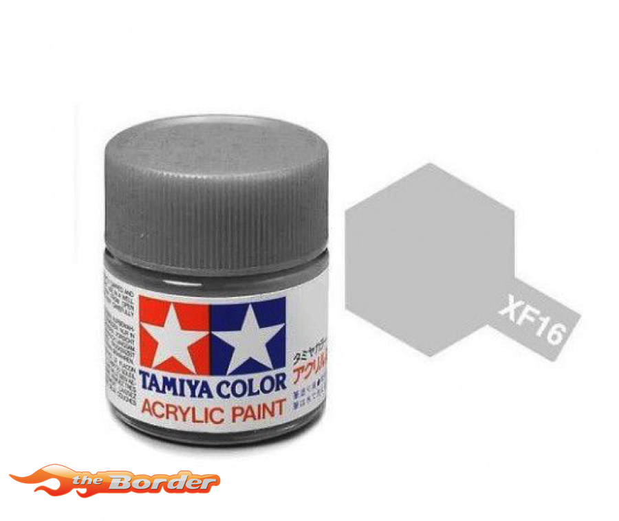 Tamiya Acrylic XF-16 Flat Aluminum - 23ml Bottle 81316