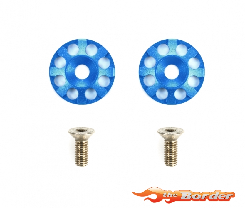 Tamiya Aluminium Wing Washers (Blue) 54849