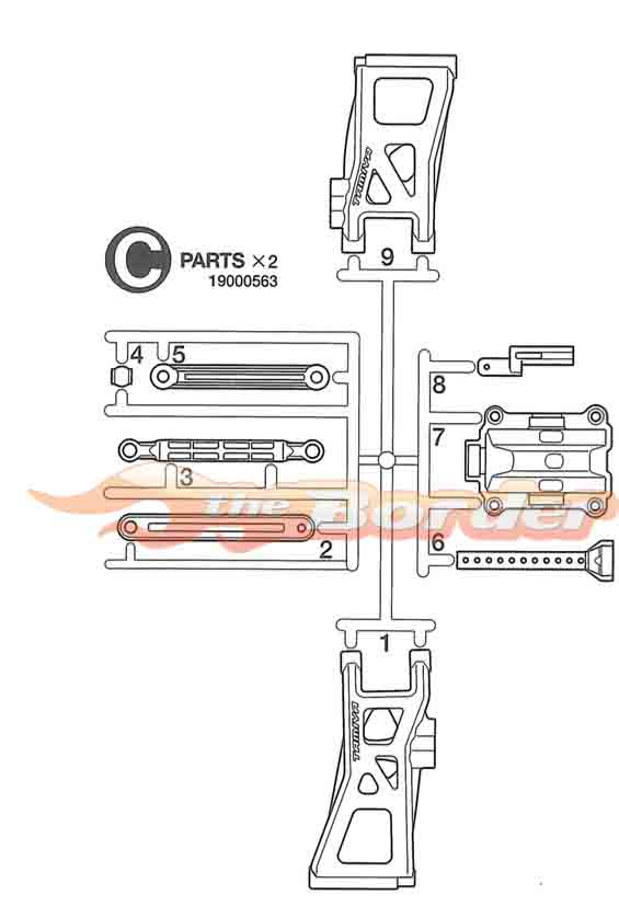 Tamiya C Parts 19000563