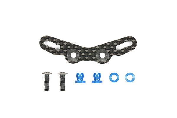 Tamiya M-07 Concept Damper Stay Carbon (Front) 54761