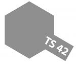 Tamiya TS-42 Light Gun Metal - 100ml Spray Can 85042
