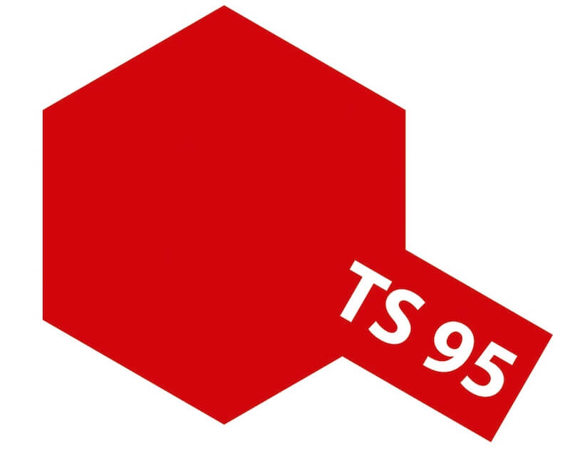 Tamiya TS-95 Pure Metallic Red - 100ml Spray Can 85095