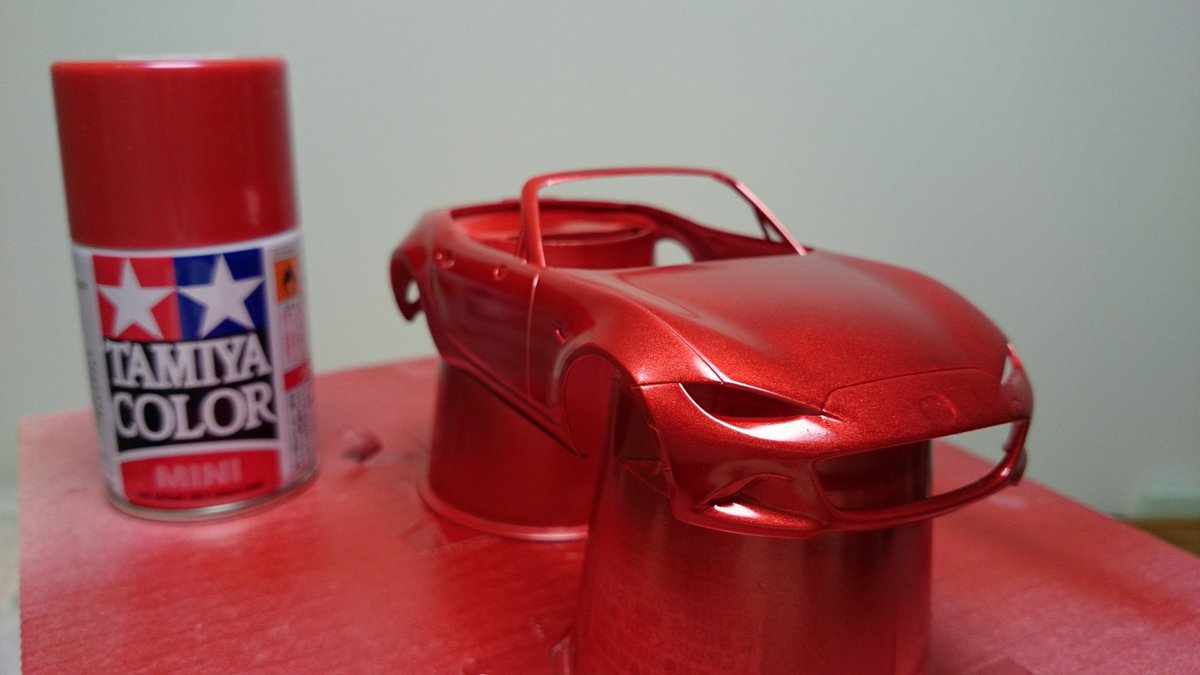 TAMIYA 85085 Peinture Bombe Spray TS-85 Rouge Vif « Ferrari » / Bright Mica  Red