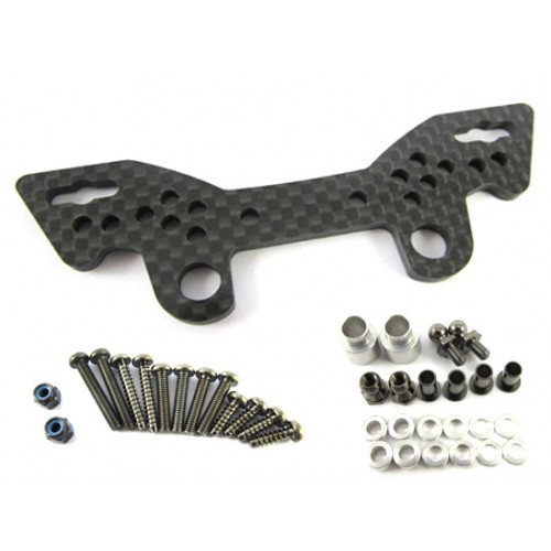 Tamiya TT-02 Carbon Damper Stay Rear 54640