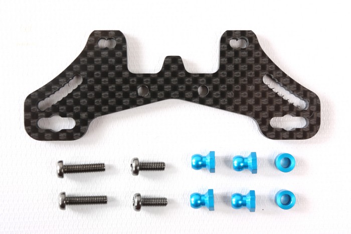 Tamiya TT-02S Carbon Damper Stay Front 54632