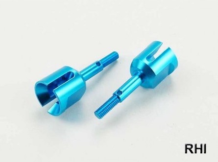 Tamiya TT-02 Wheel Axle (Front/Rear) Blue Alu. 800708