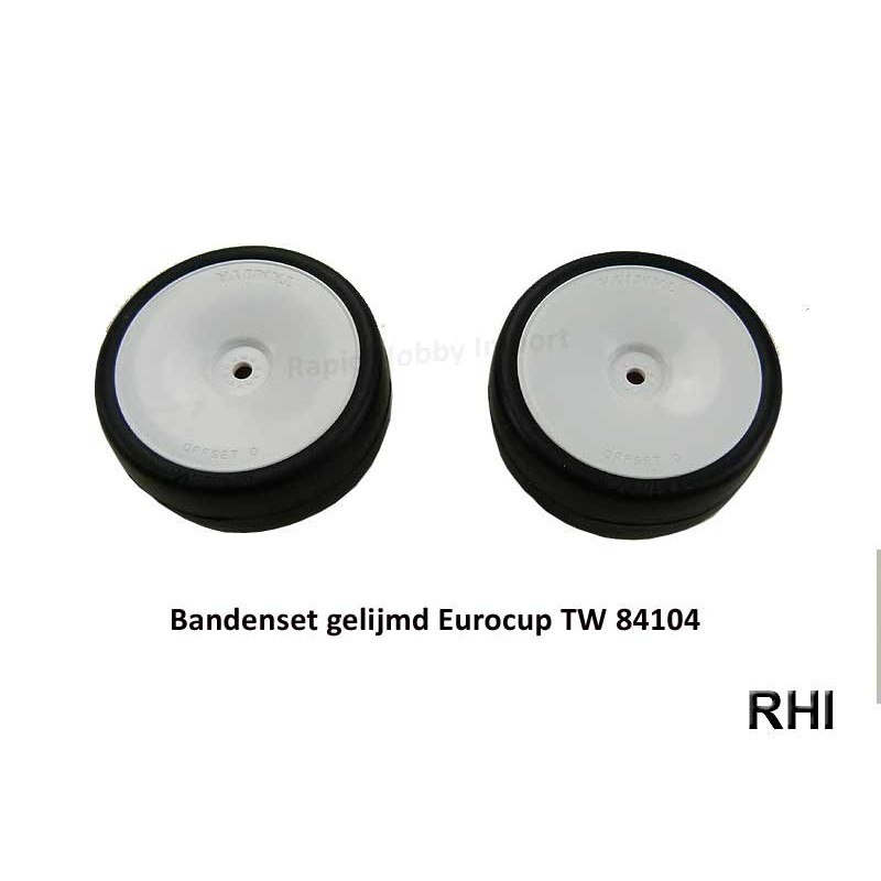 Tamiya Touring Car Control Tires EURO-NL-CUP Special Type A pre-glued 47303