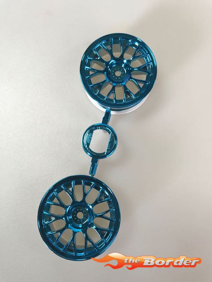 Tamiya Wheels 4 pcs. BBS Blue Chrome 0992056-60