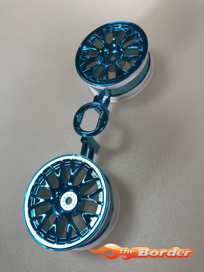 Tamiya Wheels 4 pcs. BBS Blue Chrome 0992056-60