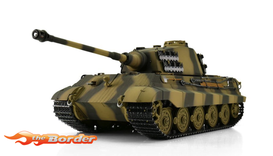 Torro 1/16 Pro Edition RC Jagdtiger Camo IR Smoke & Sound Metal 11120-CA - Afbeelding 2