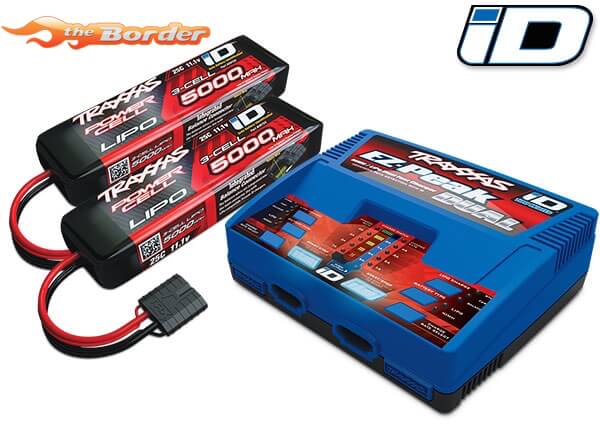 Traxxas 6S LiPo & Charger Combo 2x 5000mAh 3S Battery/Charger Complete Pack 2990