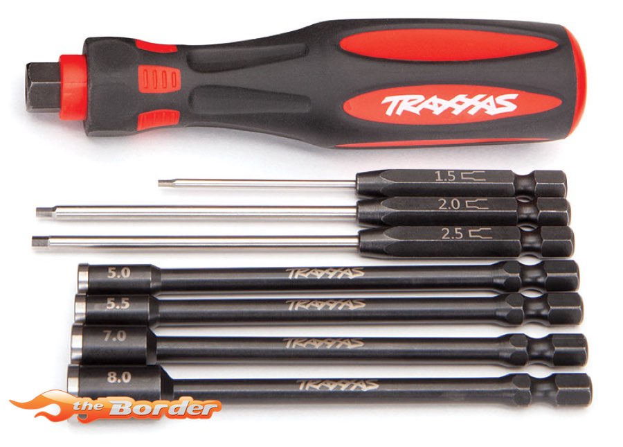 Traxxas 7-Piece Metric Hex and Nut Driver Essentials Set 8712